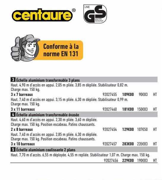 échelle aluminium transformable 3 plans, échelle aluminium transformable évasée, échelle aluminium coulissante 2 plans