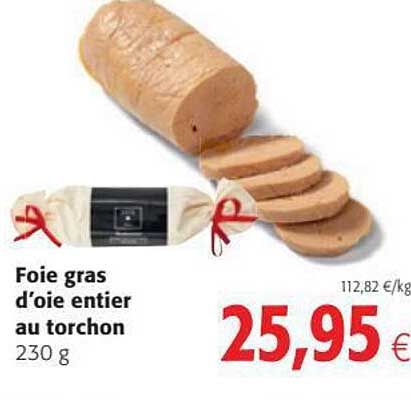 Foie Gras D'oie Entier Au Torchon