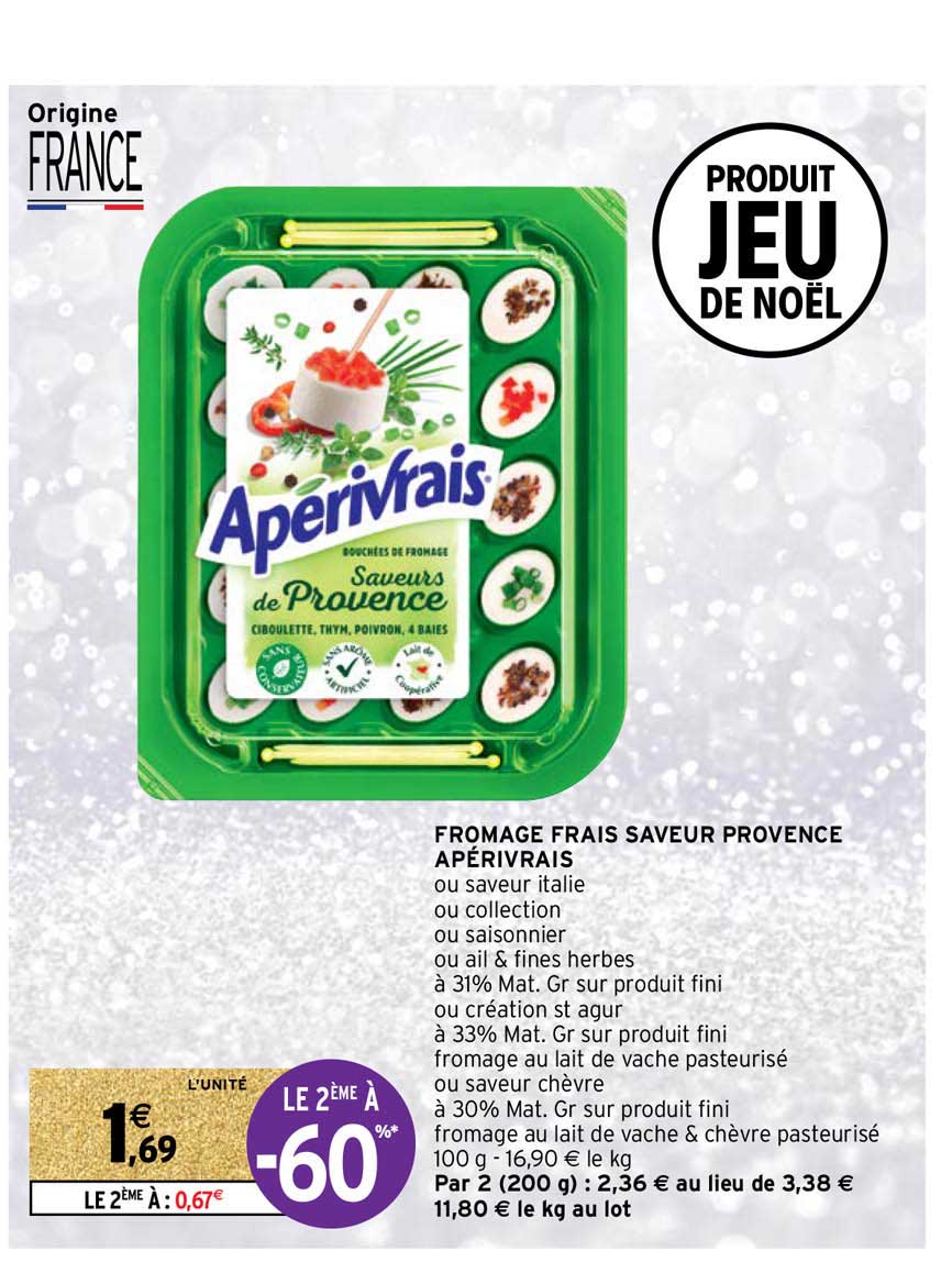 Fromage Frais Saveur Provence Apérivrais