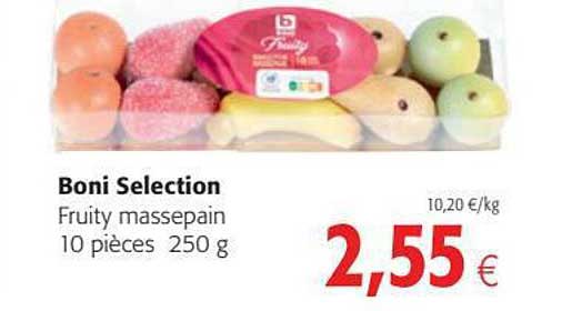 Fruity Massepain Boni Sélection