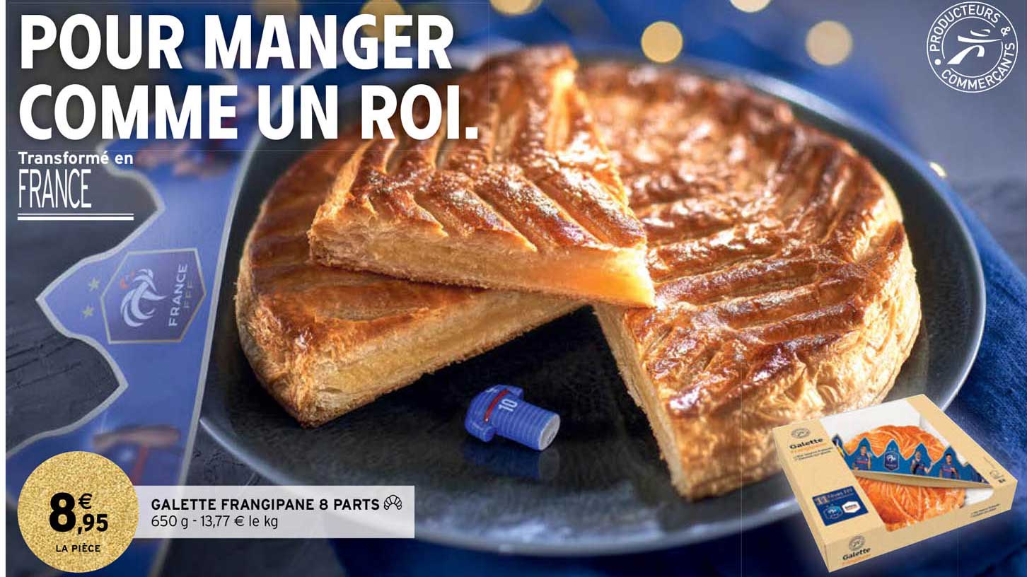 galette frangipane 8 parts