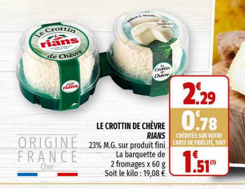 Le Crottin De Chèvre Rians