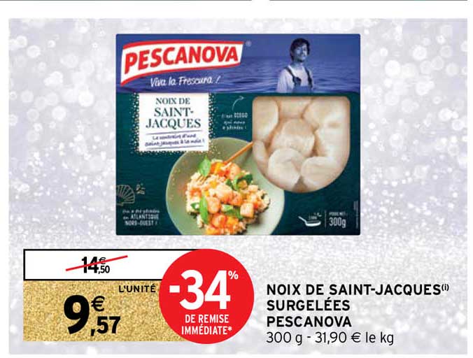 noix de saint-jacques surgelées pescanova