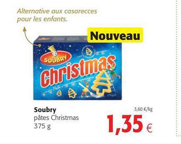 pâtes christmas soubry