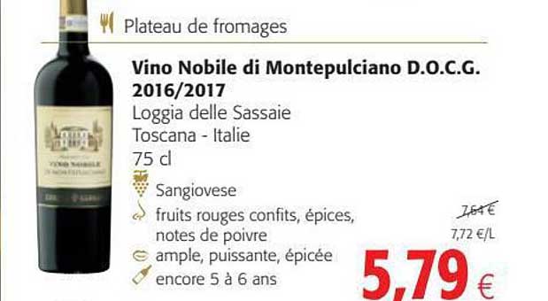 plateau de fromages - vino nobile di montepulciano d.o.c.c. 2016-2017 loggia delle sassaie toscana - italie