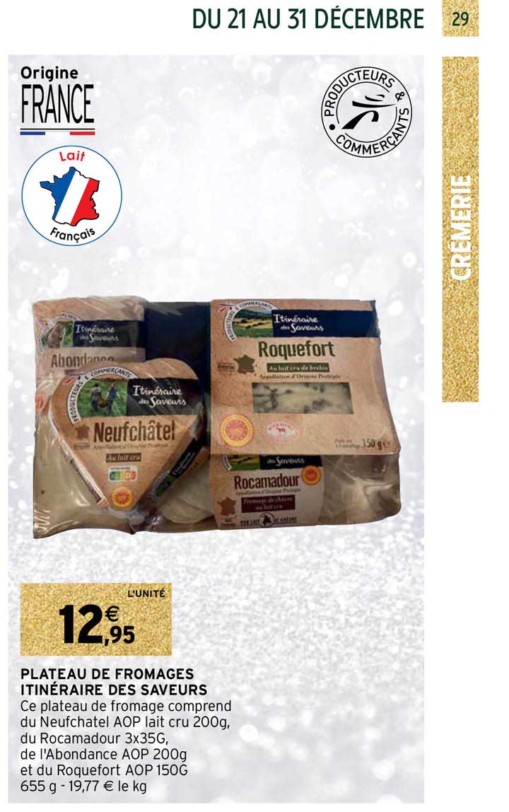 Plateau De Fromages Itinéraire Des Saveurs