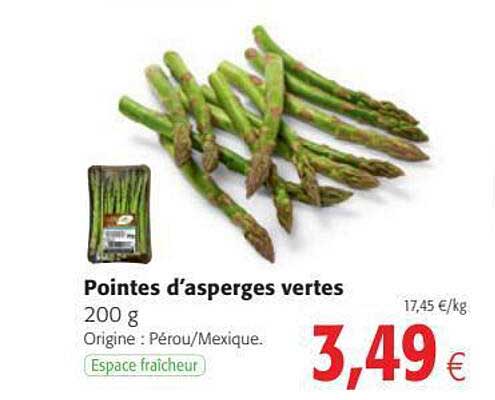pointes d'asperges vertes