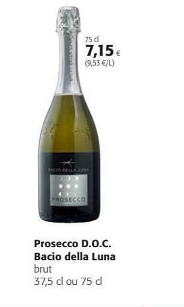 prosecco d.o.c. bacio della luna