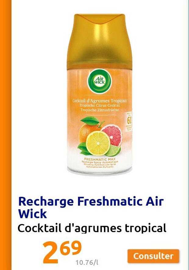 recharge freshmatic air wick