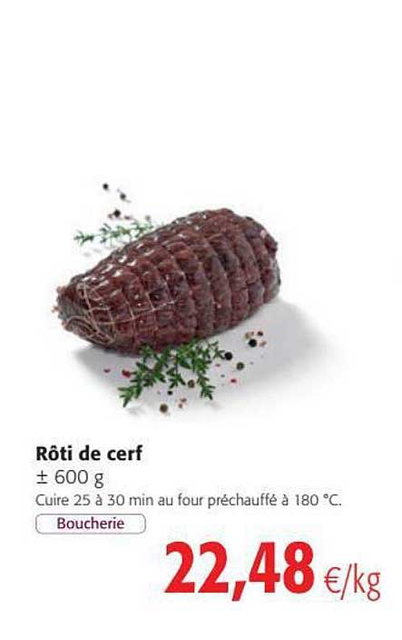 rôti de cerf