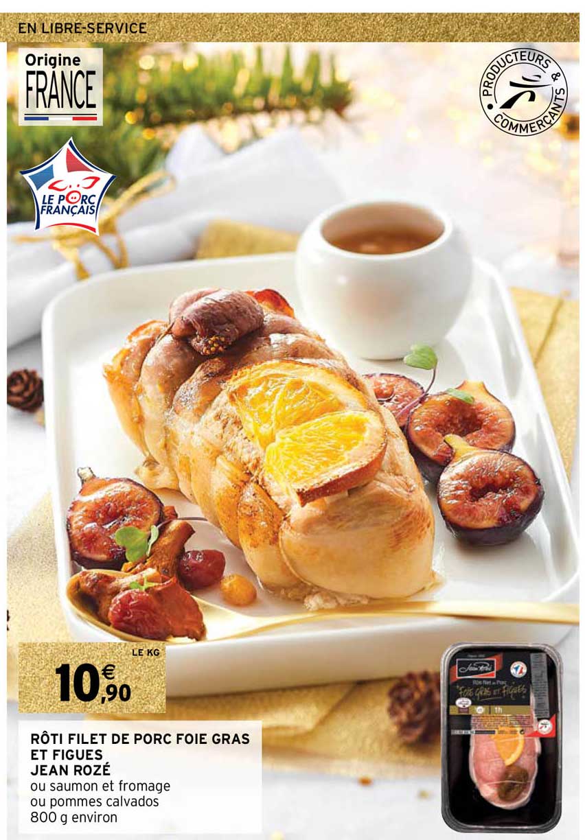 rôti filet de porc foie gras et figues jean rozé