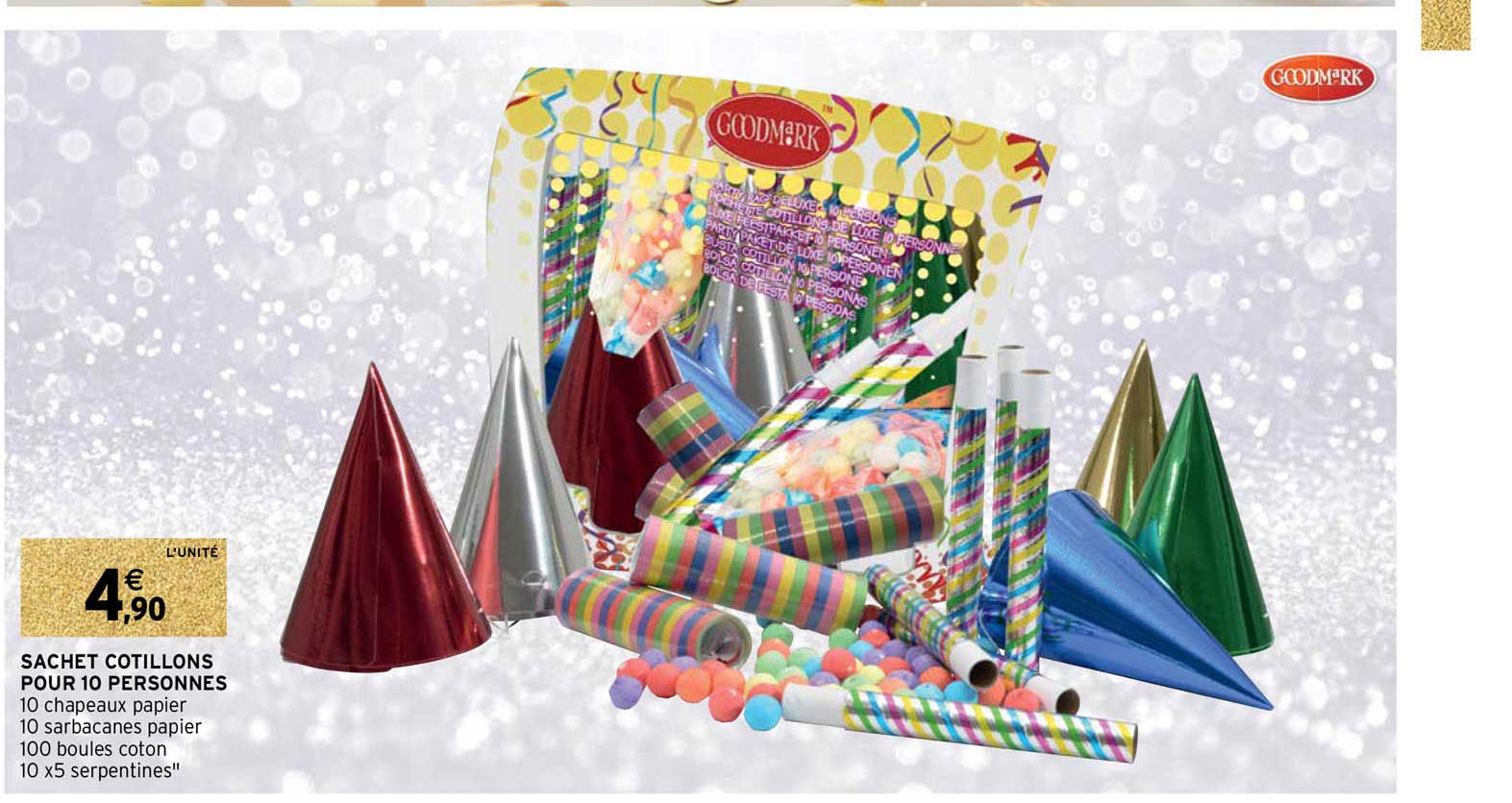 Sachet Cotillons Pour 10 Personnes