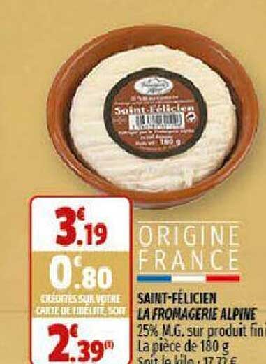saint-félicien la fromagerie alpine