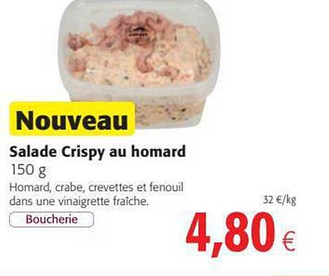 Salade Crispy Au Homard