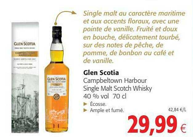 single malt scotch whisky glen scotia campbeltown harbour glen scotia