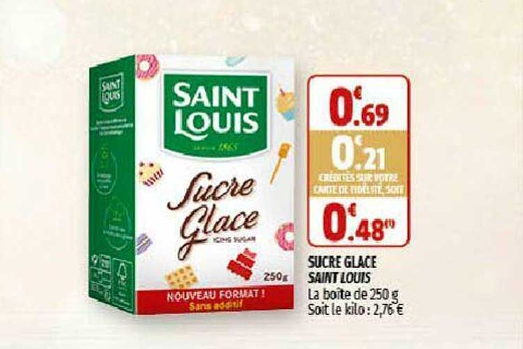 sucre glace saint louis