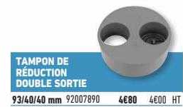 Tampon De Réduction Double Sortie
