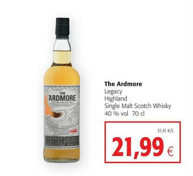 the ardmore legacy, highland, single malt scotch whisky
