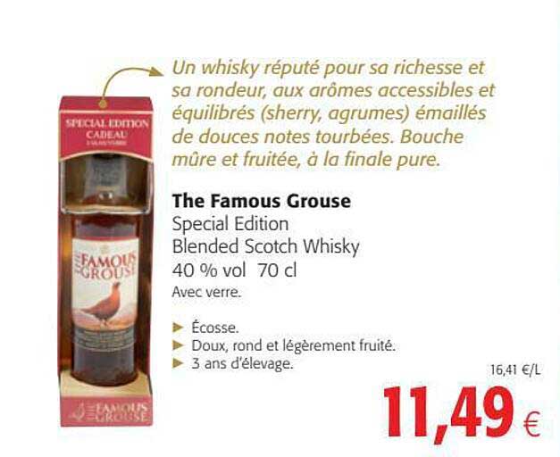 Blended Scotch Whisky Special Edition The Famous Grouse