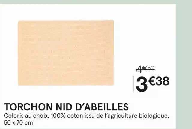 torchon nid d'abeilles