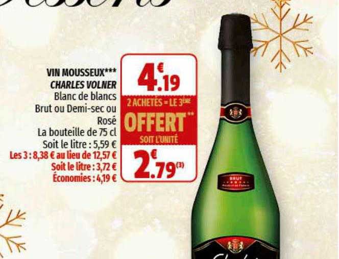 vin mousseux charles volner
