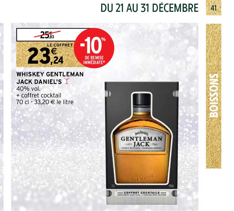 whiskey gentleman jack daniel's