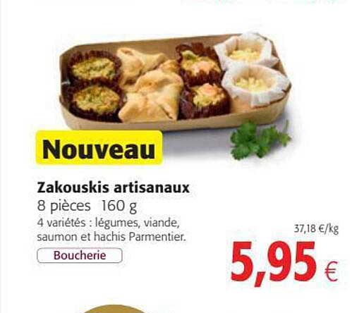 zakouskis artisanaux