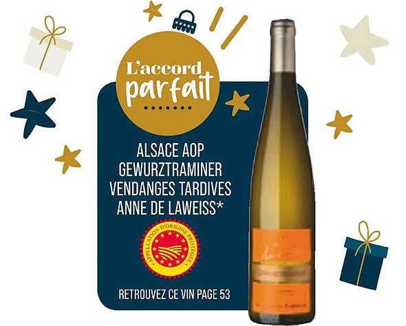 alsace aop gewurztraminer vendanges tardives anne de laweiss