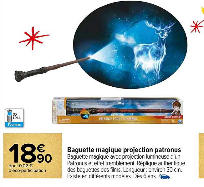 baguette magique projection patronus
