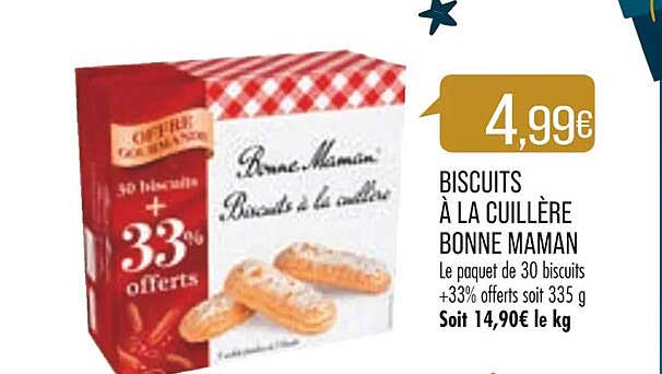 biscuits à la cuillère bonne maman