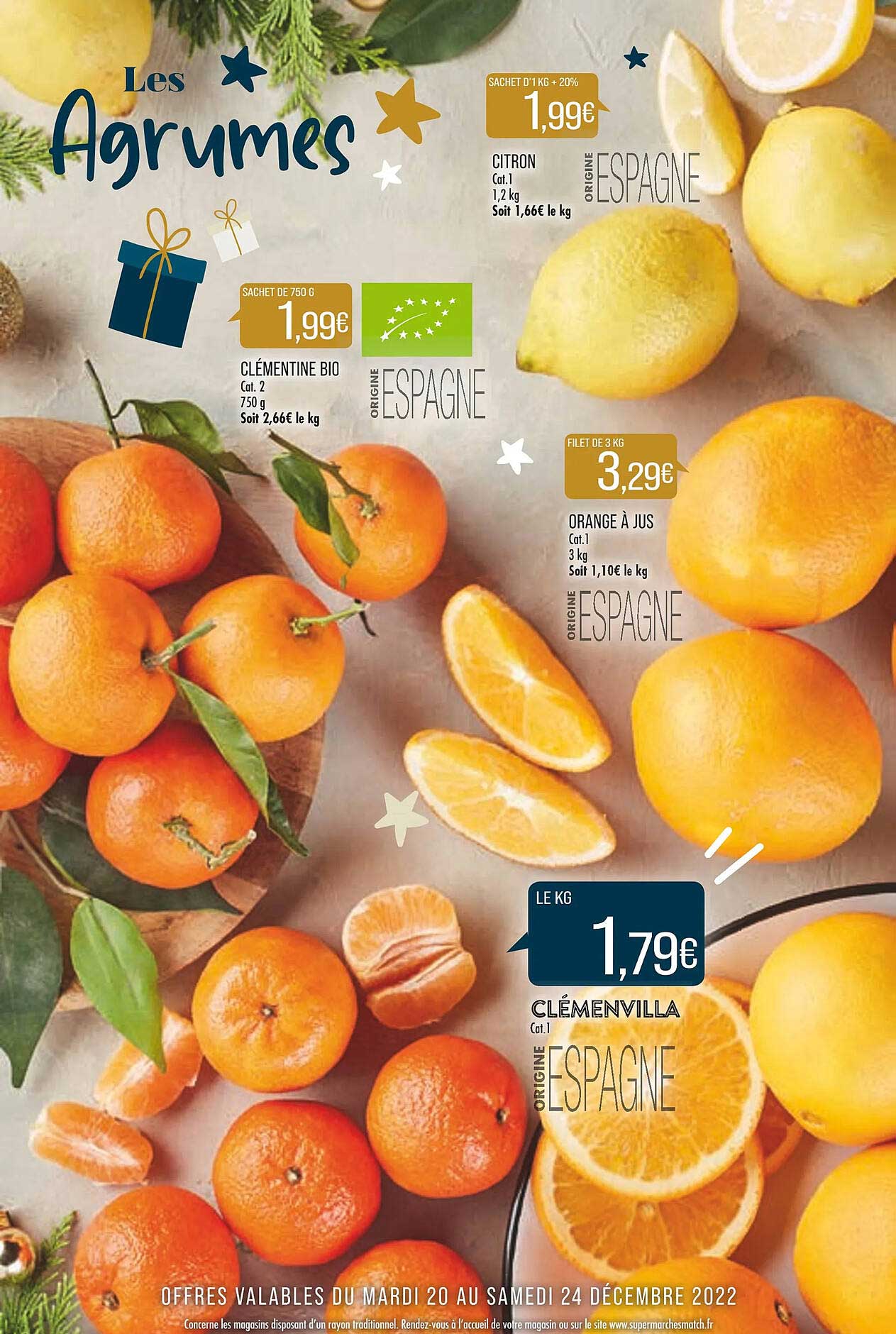 Clémentine Bio, Citron, Orange à Jus, Clémenvilla