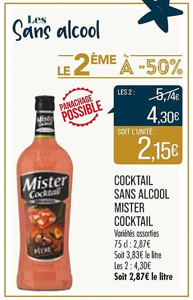 cocktail sans alcool mister cocktail