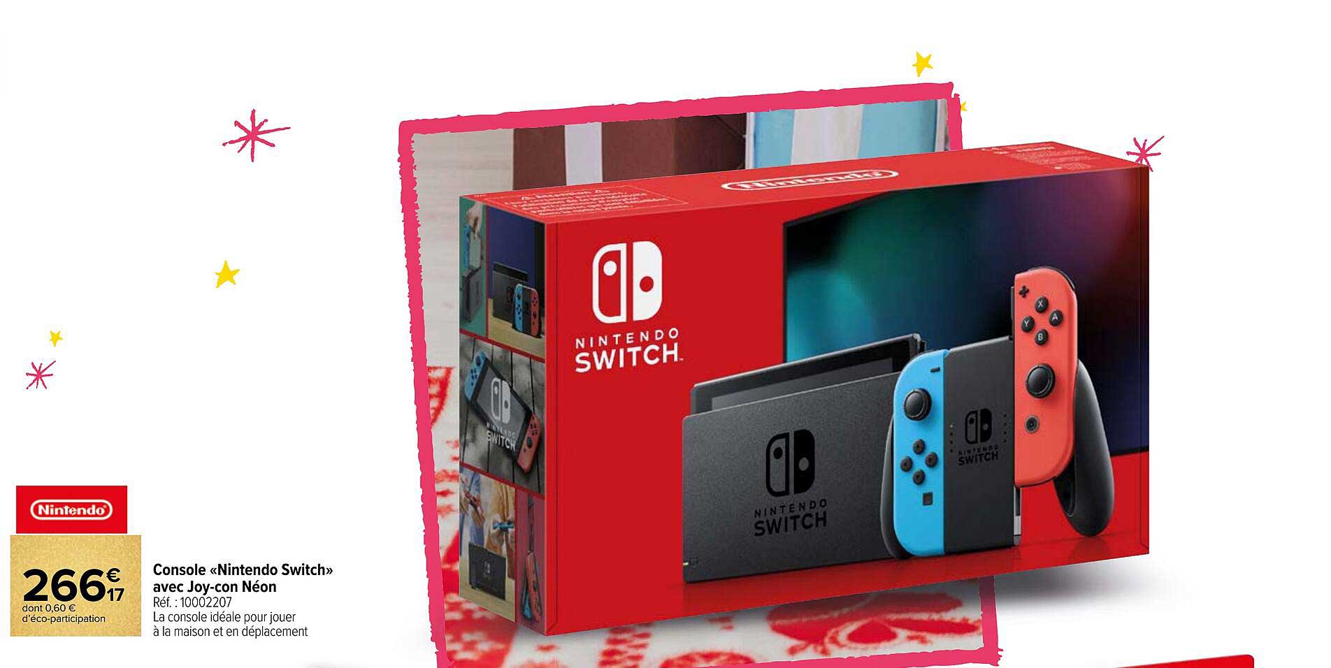 Console «nintendo Switch» Avec Joy-con Néon