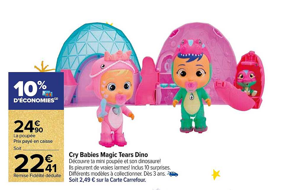 cry babies magic tears dino