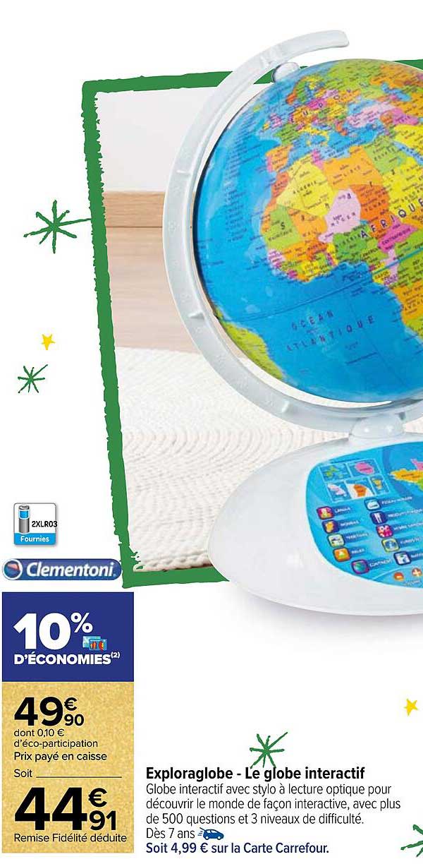 Exploraglobe - Le Globe Interactif Clementoni