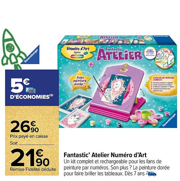 fantastic' atelier numéro d'art