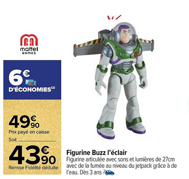 figurine buzz l'éclair mattel games