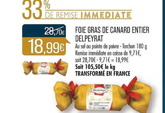 Foie Gras De Canard Entier Delpeyrat