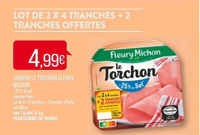 jambon le torchon fleury michon