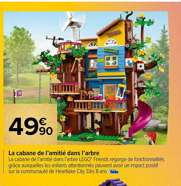 la cabane de l'amitié dans l'arbre