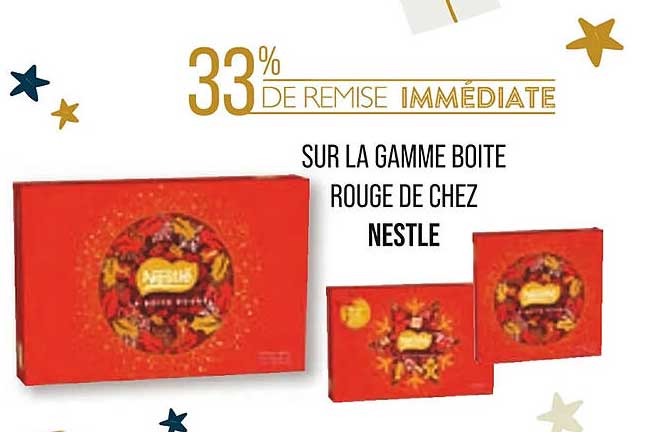 la gamme boîte rouge de chez nestlé