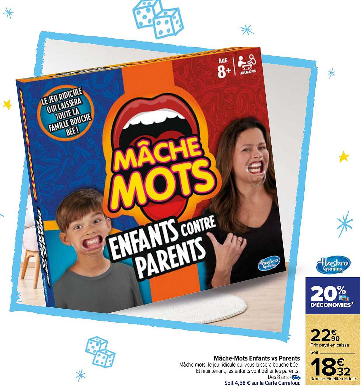 mâche-mots enfants vs parents