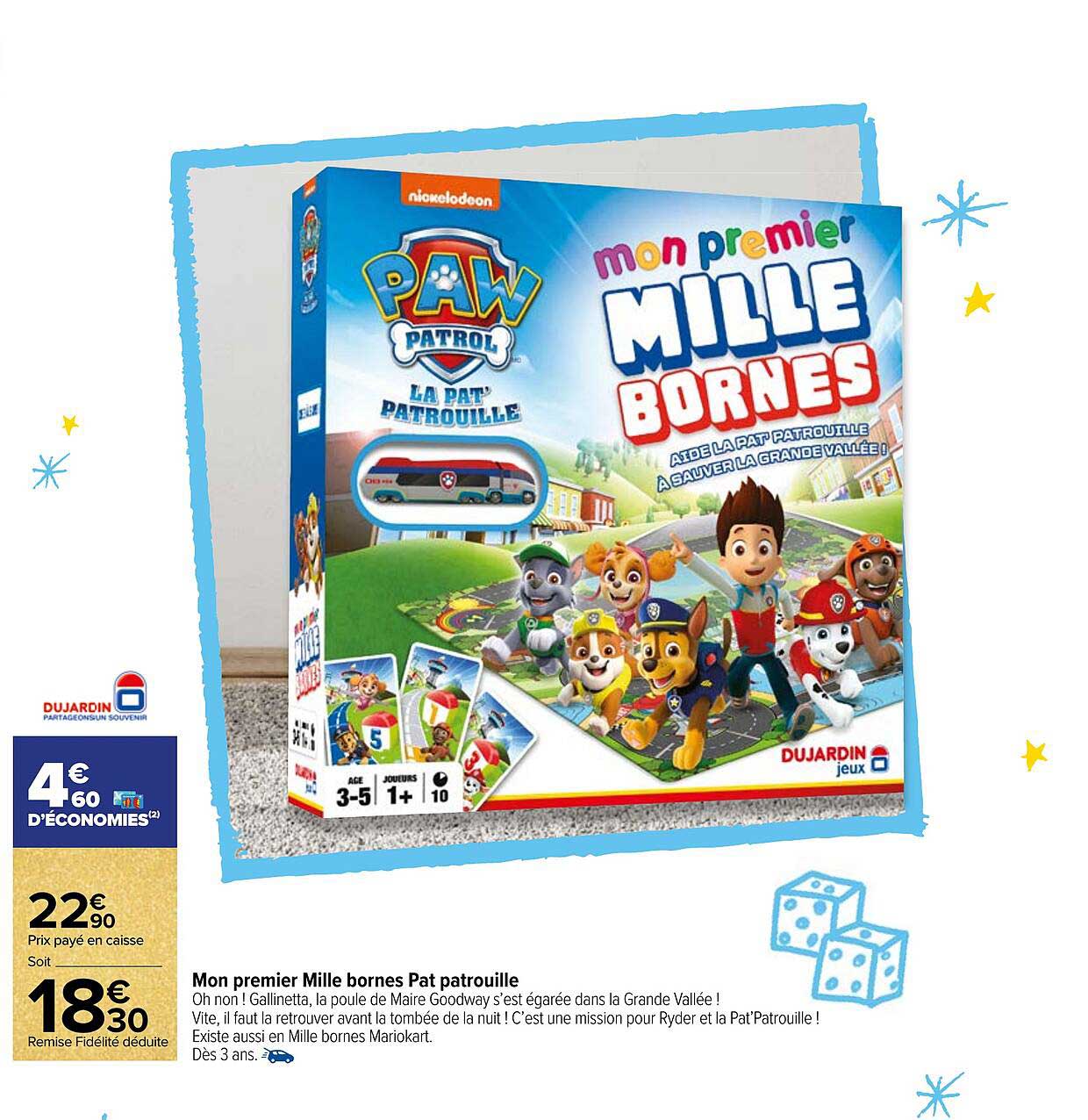 mon premier mille bornes pat patrouille dujardin