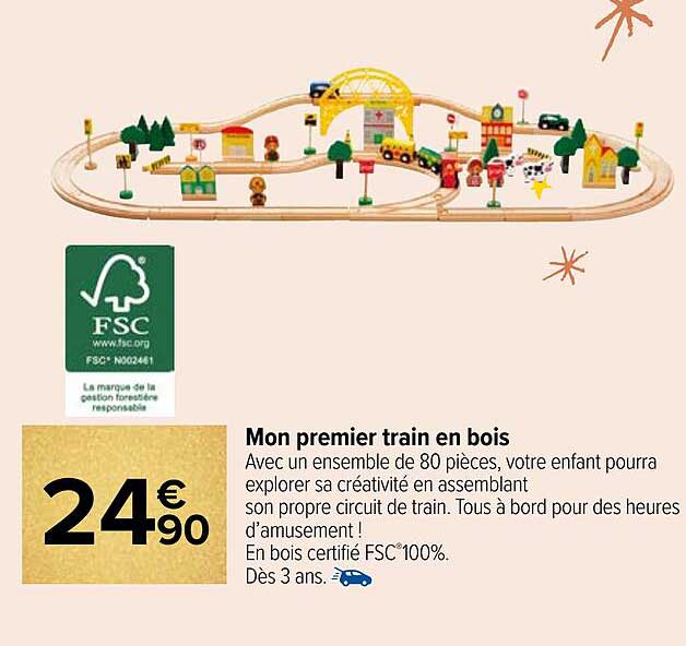 mon premier train en bois