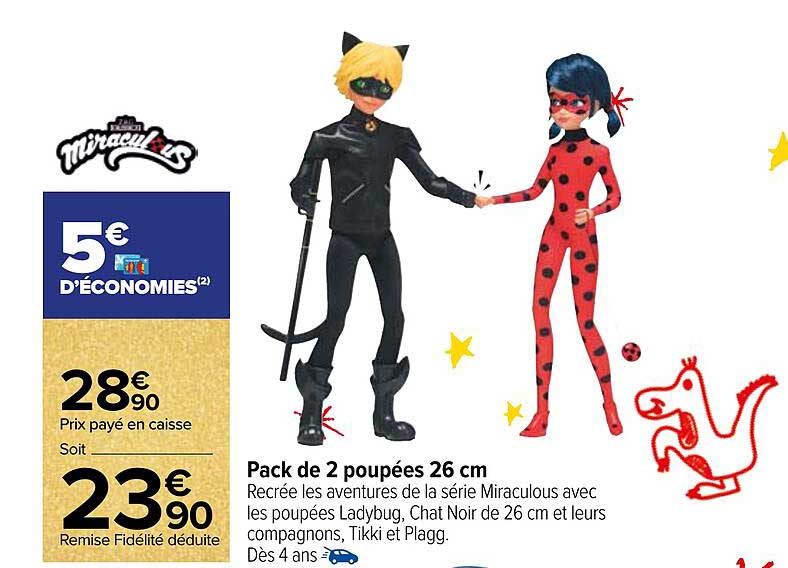 Pack De 2 Poupées 26 Cm