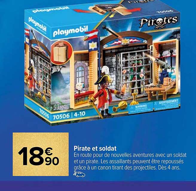 pirate et soldat playmobil