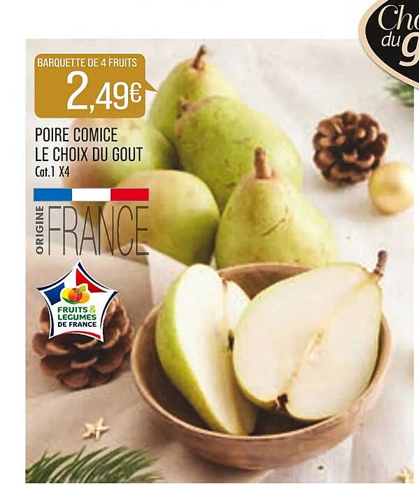 poire comice le choix du gout