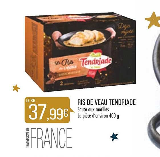 ris de veau tendriade