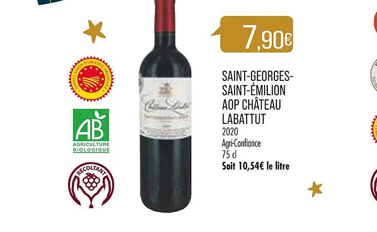 saint-georges - saint-émilion aop château labattut