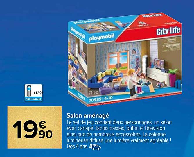 Salon Aménagé Playmobil